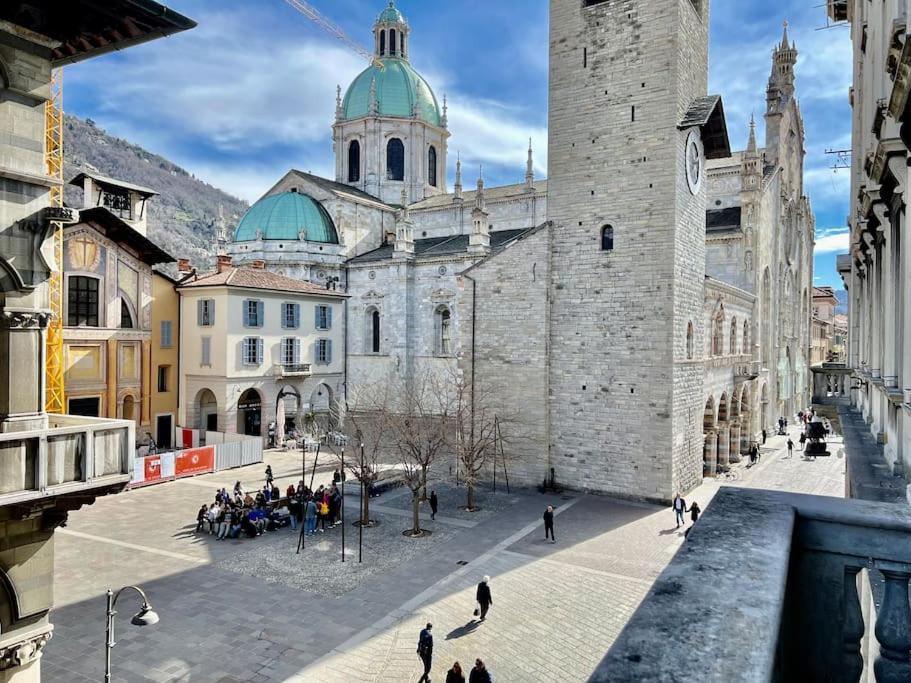 Esclusivo 130Mq Fronte Duomo E Lago E Terrazza Como Ngoại thất bức ảnh
